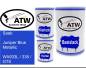 Preview: Saab, Juniper Blue Metallic, WA933L / 335 / GTS: 500ml Lackdose + 500ml Klarlack + 250ml Härter - Set, von ATW Autoteile West.
